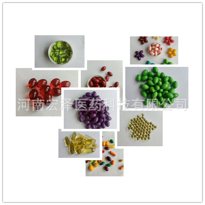 Упаковка и материал для мягких капсул мультивитаминов и пробиотиков, композитные фруктово-овощные энзимные гелевые конфеты, обработка