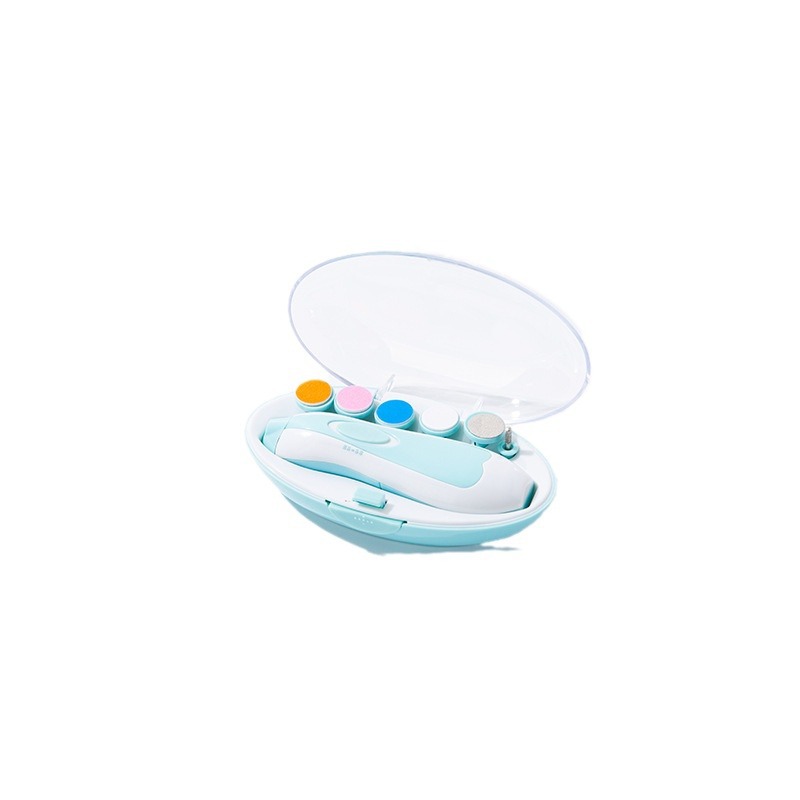 Baby Nail Grinder Electric Six-in-One Multi-head Anti-scratch Children's Anti-pinch Nail Clipper Manicure Set Portable