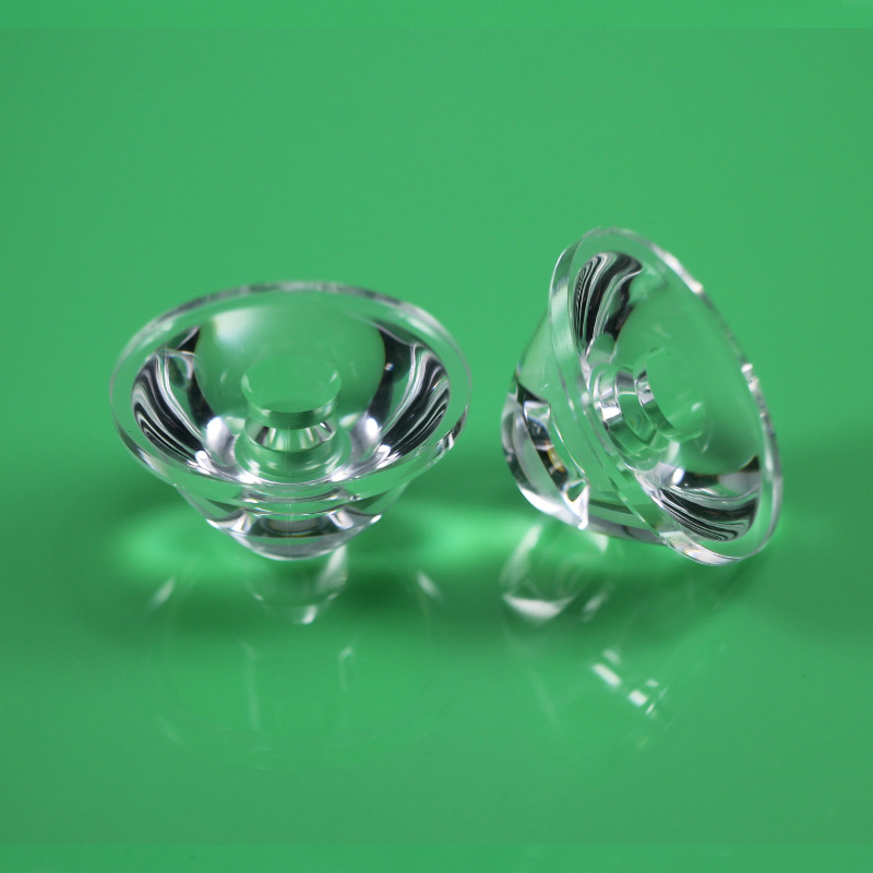 led lens single 29MM glossy 25 degree lens led acrylic 1W high power flashlight lens
