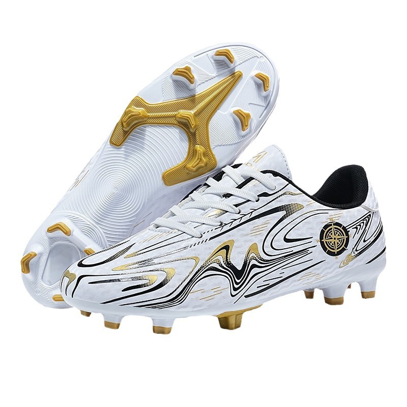 Cross-border plus size Children Spike Soccer Shoes Male Outdoor Primary and Secondary School Students Broken Nail Training Shoes Primary and Secondary School Students Competition Shoes