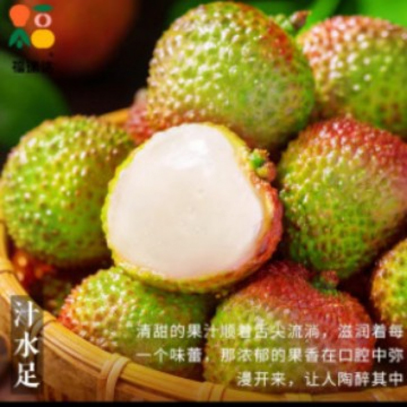 Hainan Feizi Xiao Fresh Lychee 2.5kg Seasonal Fruit Whole Box Free Shipping Wang White Sugar Freshly Picked Guiying Lychee Flesh 3 Flavors