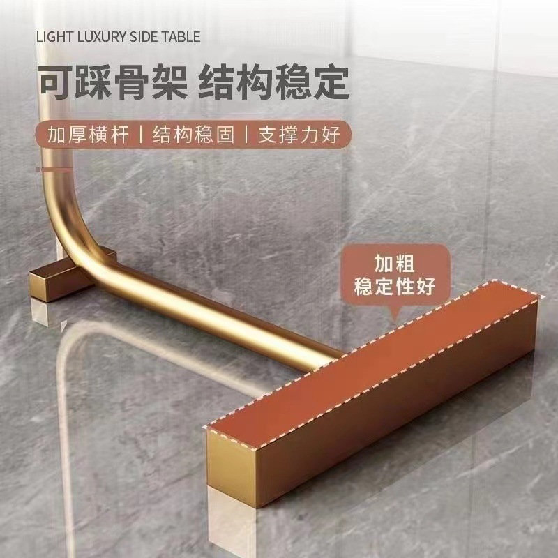 Processing and Customization of Small Coffee Table Side Table Scandinavian Living Room Home Balcony Corner Table Small Table Physical Storage Small Table