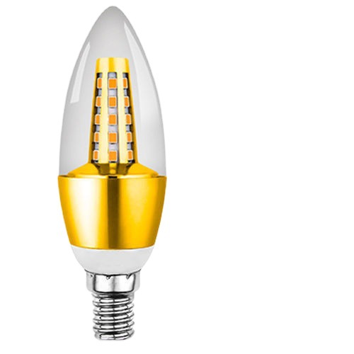Muqing Led Light Bulb Highlight E14 Small Screw Tip Bubble E27 Large Spiral Saliva Crystal Chandelier Pull Tail Candle Light Bulb