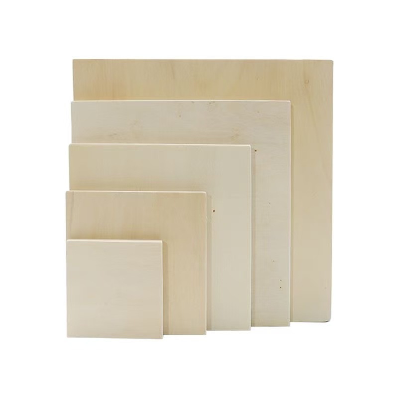 DIY Handmade Painting Wooden Square Pieces Cross-Border Export Wholesale Graffiti Creative Wooden Pieces Coasters Bowl Mats Kidsren's Wooden Signs