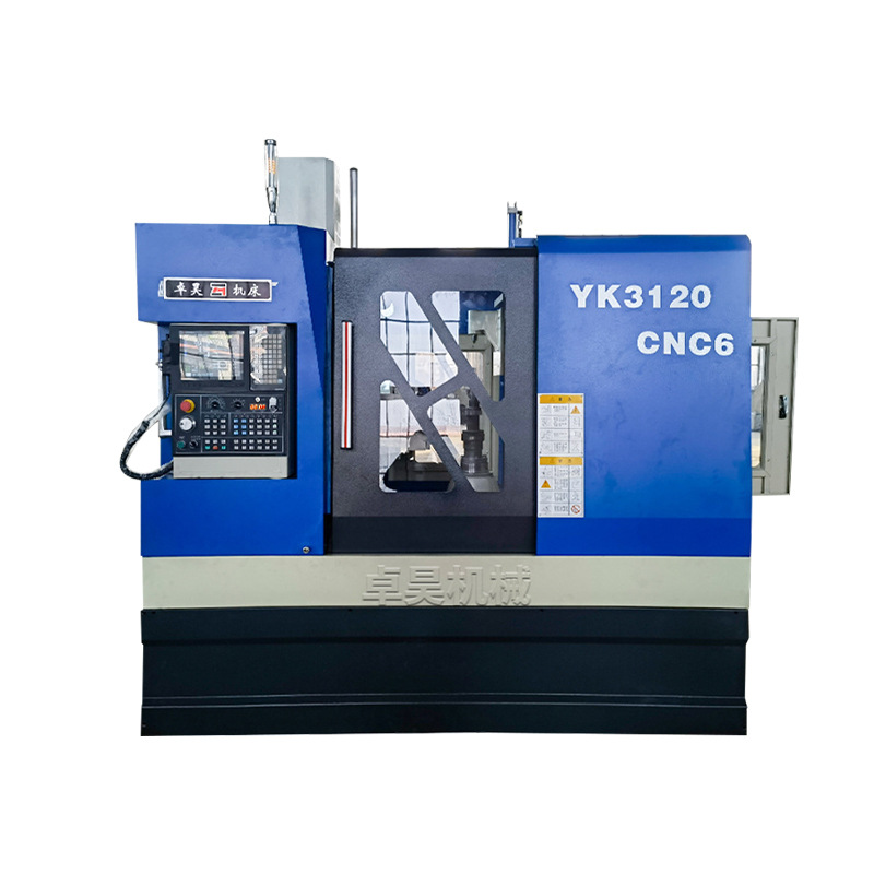 Yk3120-Cnc6 Automatic Cnc Gear Hobbing Machine High Speed Cnc Horizontal Hobbing Machine Gear Hobbing Machine