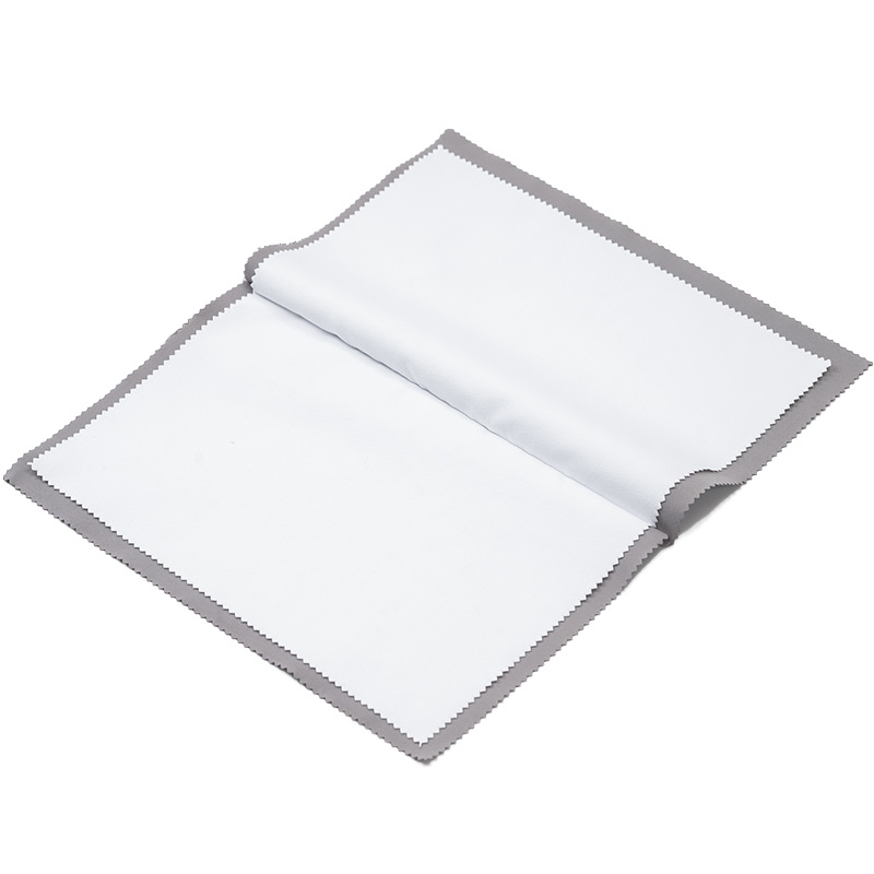 Silver Polishing Cloth Wholesale Single Layer Multi-Layer Double-Sided Velvet Silver Polishing Cloth Jewelry Polishing Maintenance Suede Wiping Cloth Printed Logo