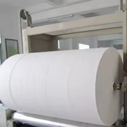 Napkin Large Shaft Raw Wood Pulp Paper Towel Raw Paper Daily Toilet Paper Environmentally Friendly Paper Raw Material Can Be Divided into Roll Paper Raw Paper
