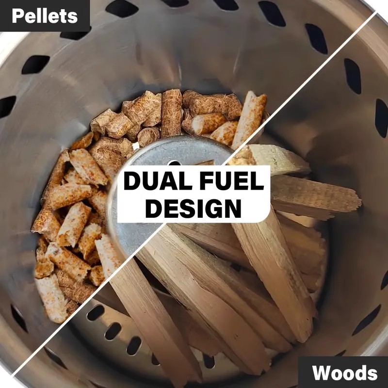 Round Stainless Steel Integrated Firewood Stove Courtyard Enclosing Stove Bonfire Stove Cooking BBQ Stove Amazon Hot Sale