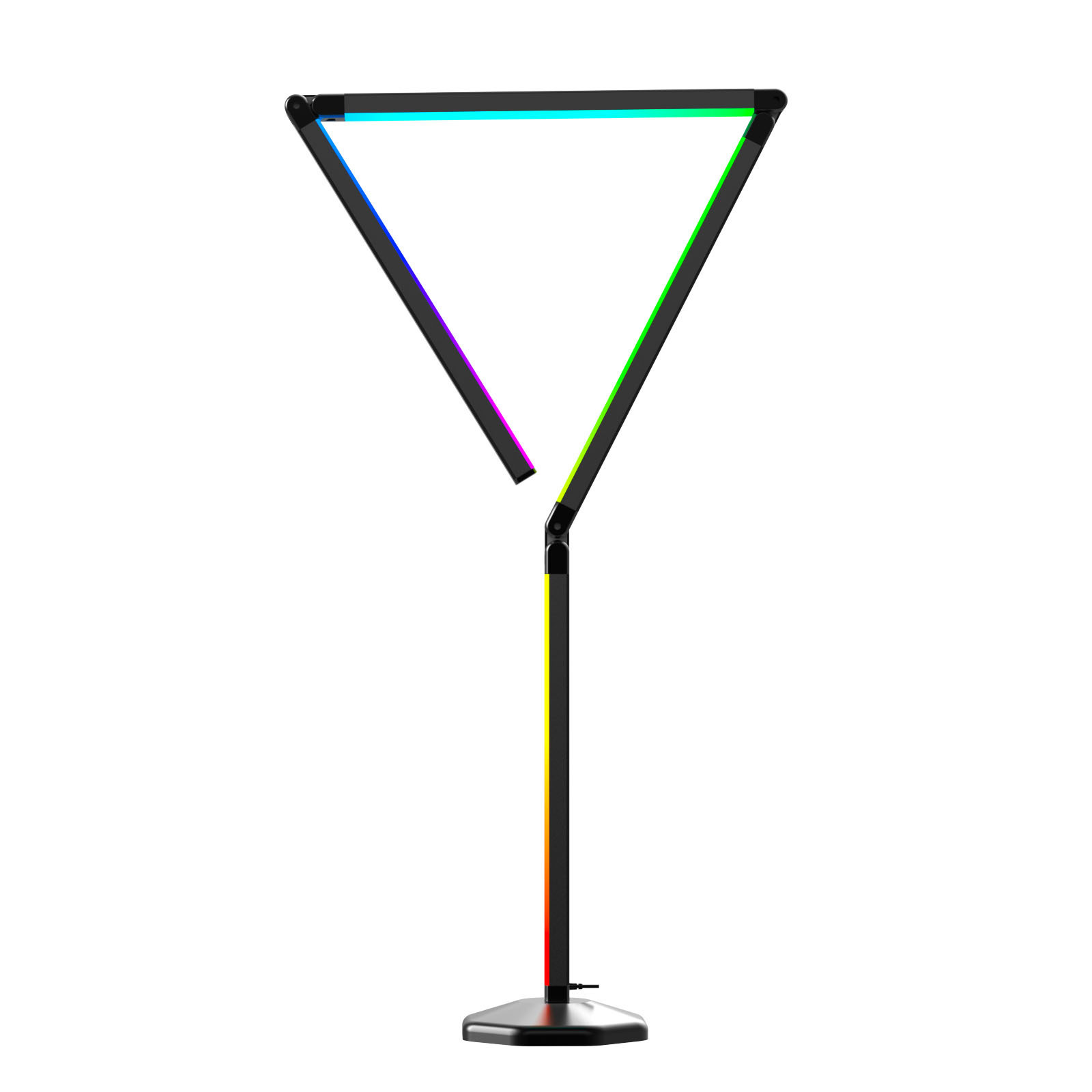 Symphony + Lighting Voice Control Rhythm Light Floor Lamp Folding Corner Lamp Source Factory Direct Sales Wholesale