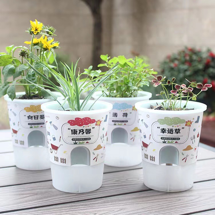 Kindergarten Children's DIY Milk Tea Cup Potted Plant Planting Toys Creative Gift for Students Lele Desktop Potted Plant Gift