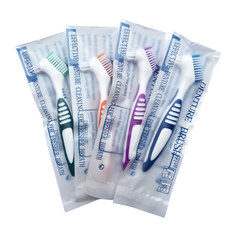 В наличии, зубная щетка для чистки протезов, 31г