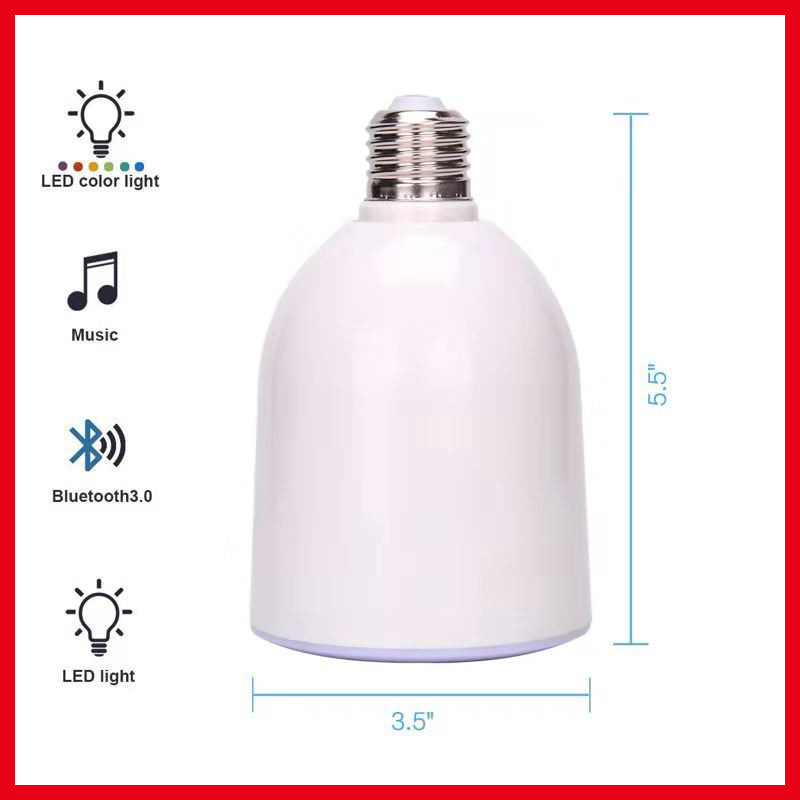 Sq102 Bluetooth Speaker Cross-Border E-Commerce Desktop Light Bulb Audio Remote Control Light App Control Smart Night Light