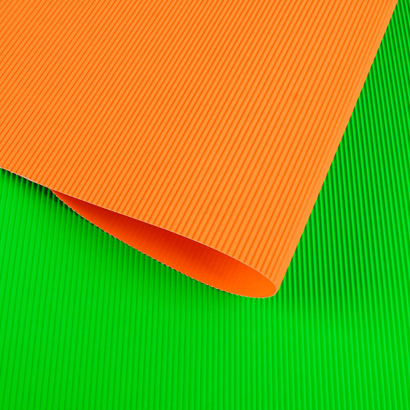 Manufacturer Wholesale Colorful Corrugated Paper Large Sheet 4K Thickeneded Wavy Paper Kindergarten Handmade Creative DIY Art Paper