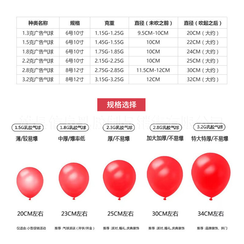 Advertising balloon wedding balloon custom balloon printing push gift opening custom balloon logo printing