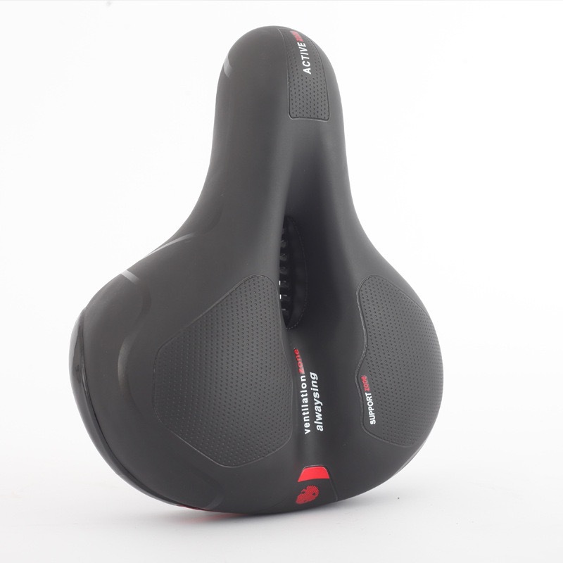 Mountain electric bicycle saddle with light cushion thickened and widened saddle comfortable riding soft saddle manufacturers
