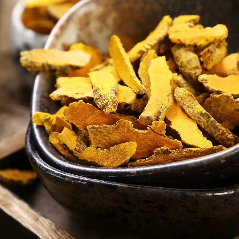 Authentic Wild Turmeric New Chinese Herbal Medicine 500g Fresh Old Turmeric Tea Turmeric Root Pink Turmeric Small Turmeric Slices