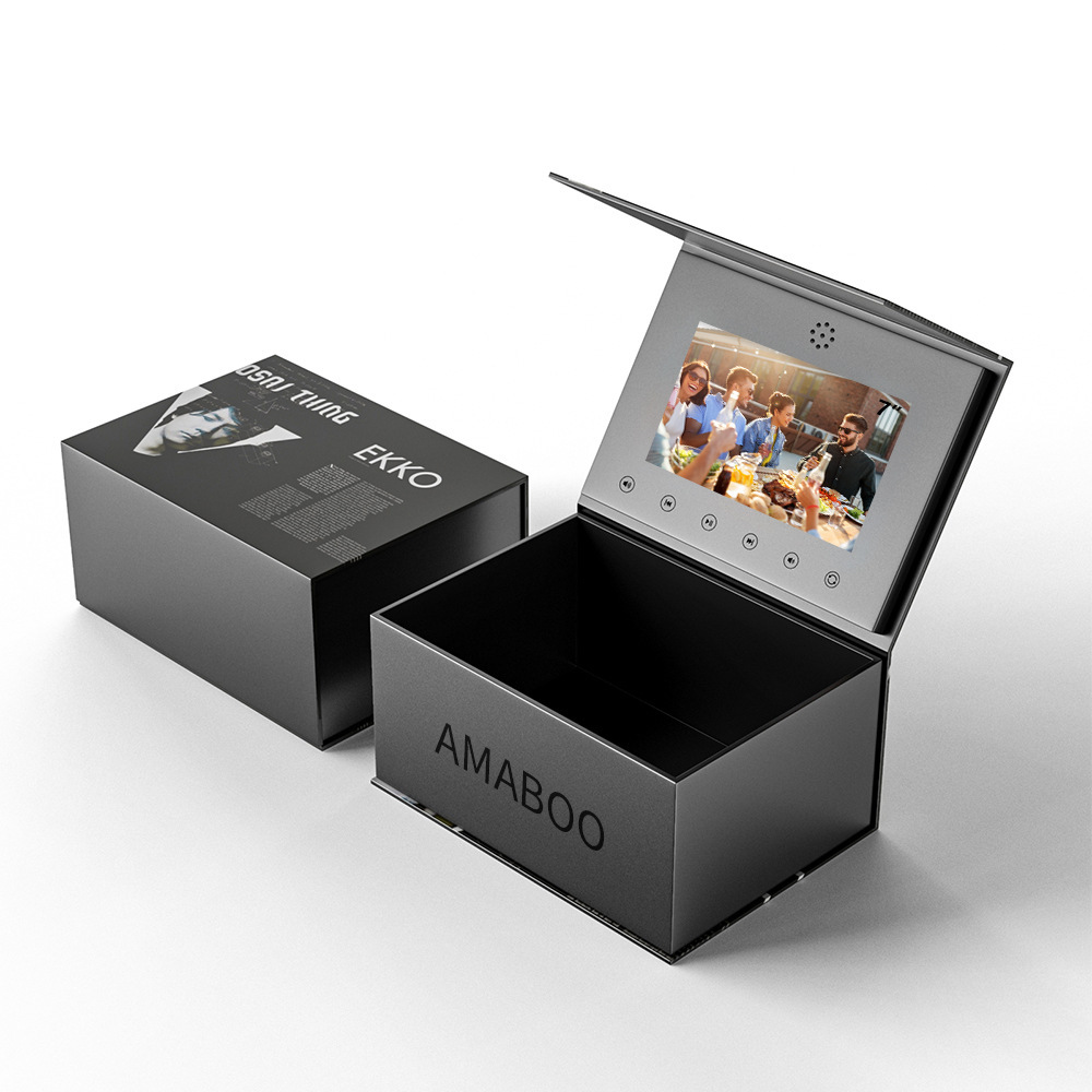 7inch Hd Digital Video Box Video Gift Box Lcd Video Player Mp4 Video Greeting Card