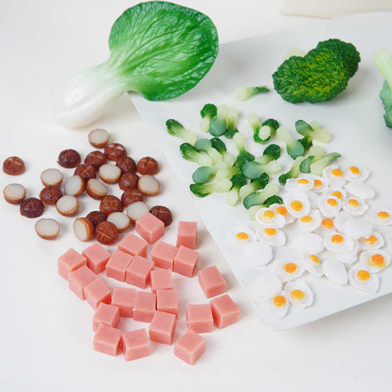 Miniature food play simulation food mini vegetable model DIY play house handmade fake food ingredients accessories