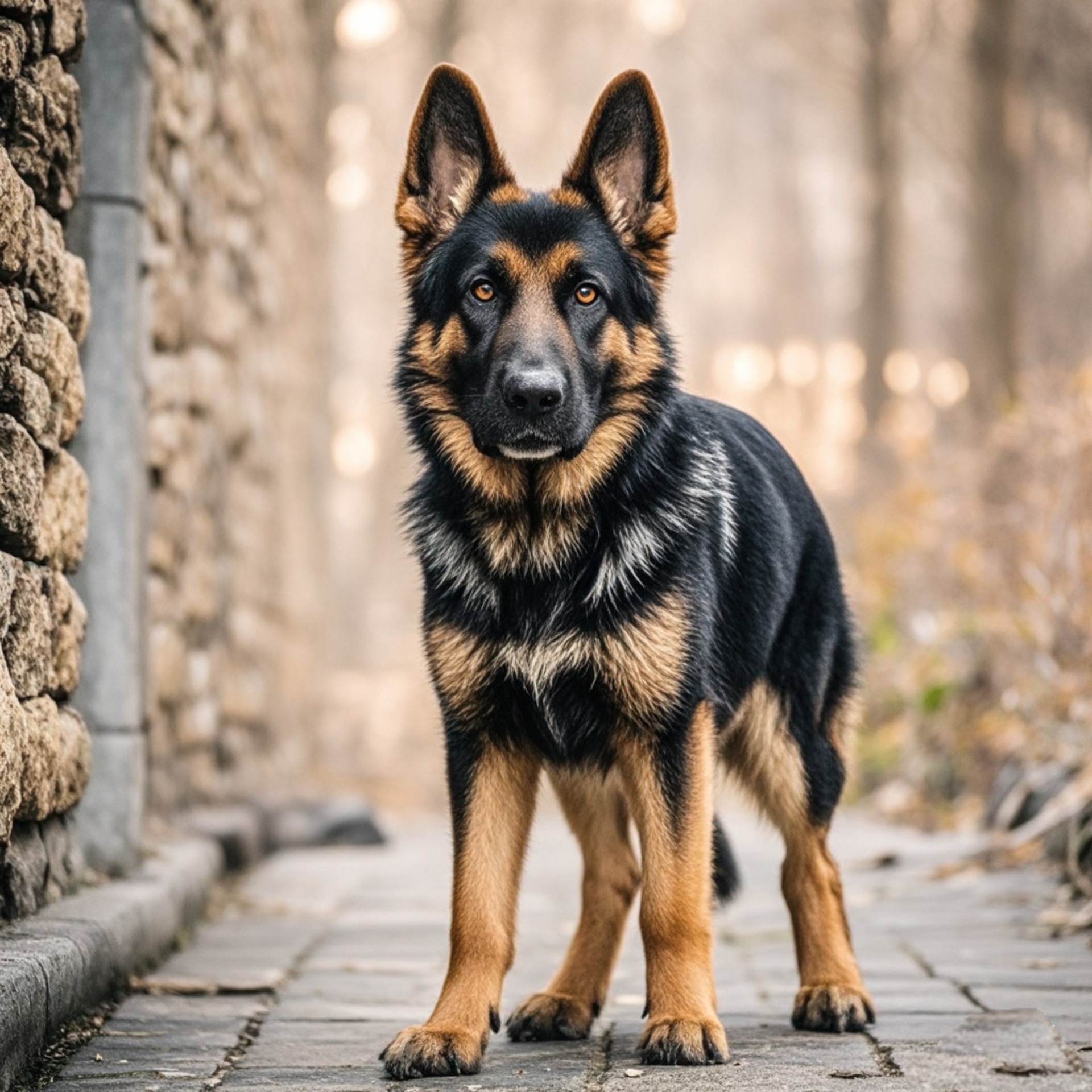 Wholesale Purebred German Shepherd Puppy Live Double Bloodline German Shepherd Puppy Dog ​​Competition Grade Black Back Large Bulldog