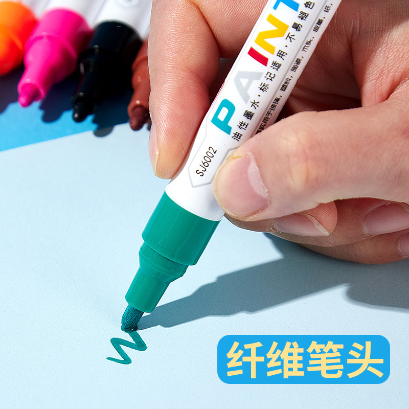 Sanjie paint pen oily marker Mark Mark Hand account woodworking pen multi-purpose marker pen