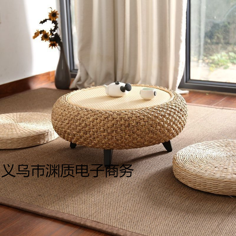 Ротанговый оконный стол, японский стиль, татами, простой, от пола до потолка, канг-стол для окна, кофейный столик, чайный стол, массивное дерево