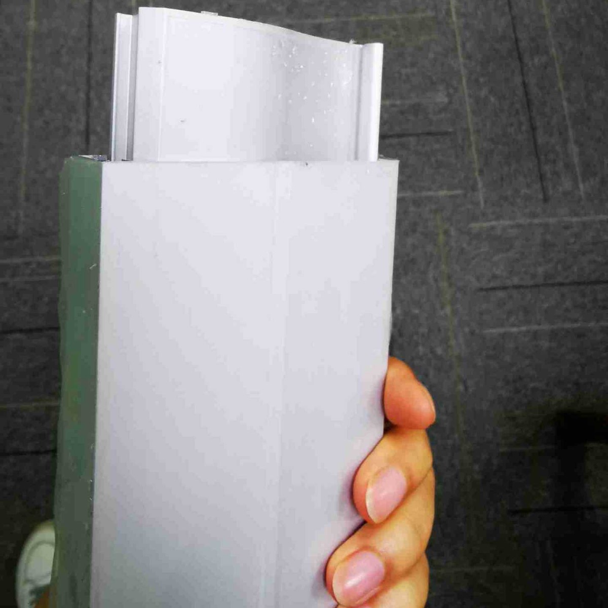 Factory Direct supply Villa club floor lamp LED skirting line concealed light-emitting skirting line can be cut angle