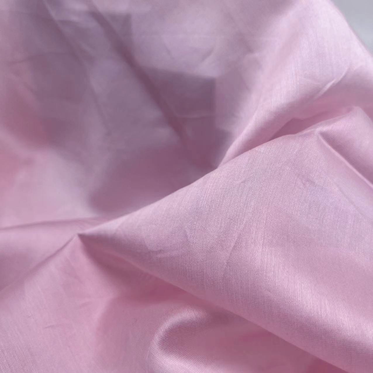 Summer solid color Tencel cotton fabric sun protection clothing shirt Hanfu fabric translucent tulle light artificial silk cotton