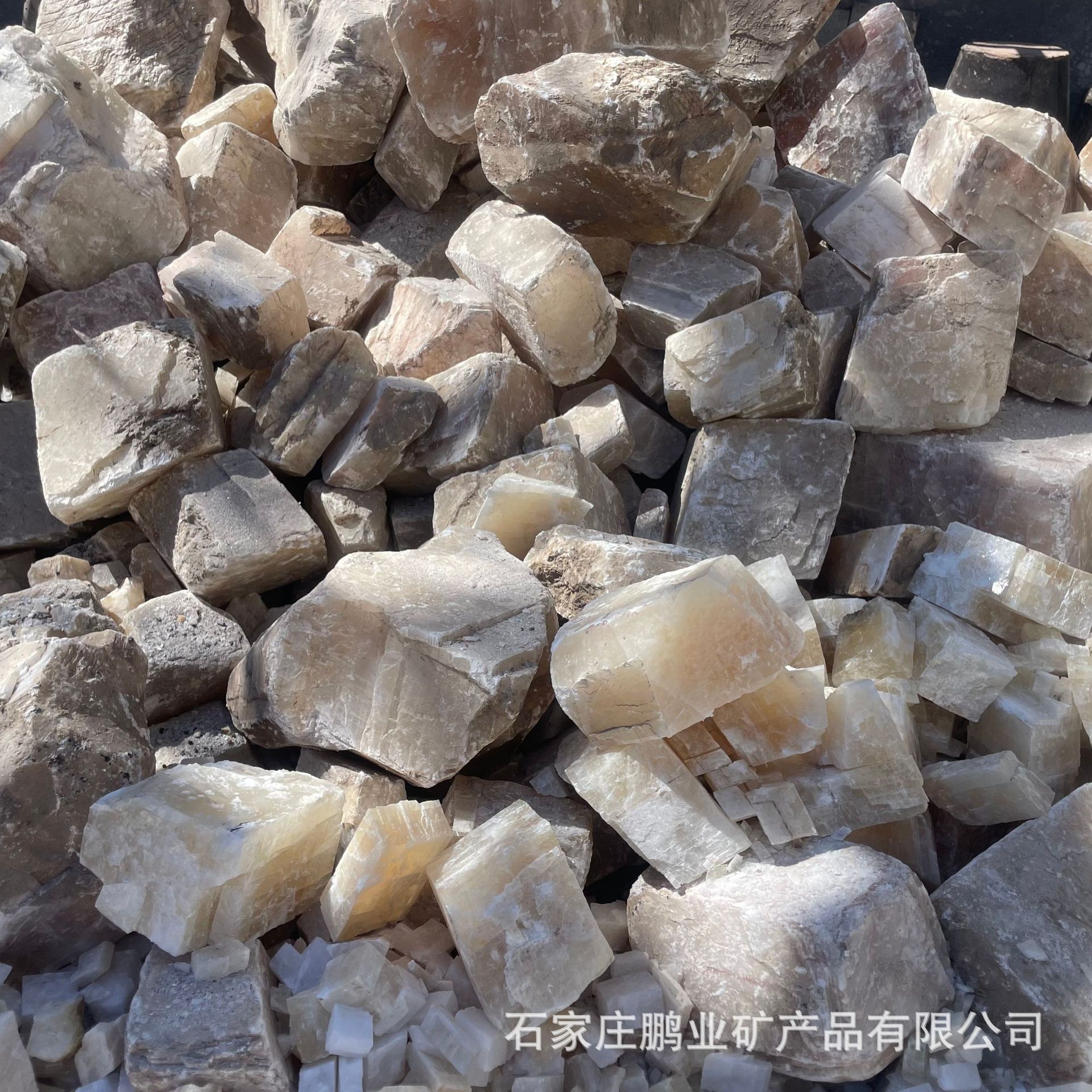 Calcite Block Crafts Carving Teaching Decoration White Orange Calcite Particles Aragonite Calcite Powder