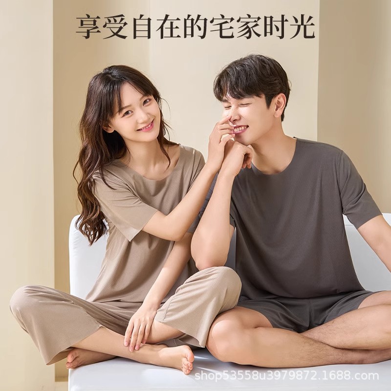 Летняя домашняя одежда, пижамы, комплект для женщин, летние брюки из льняного шелка