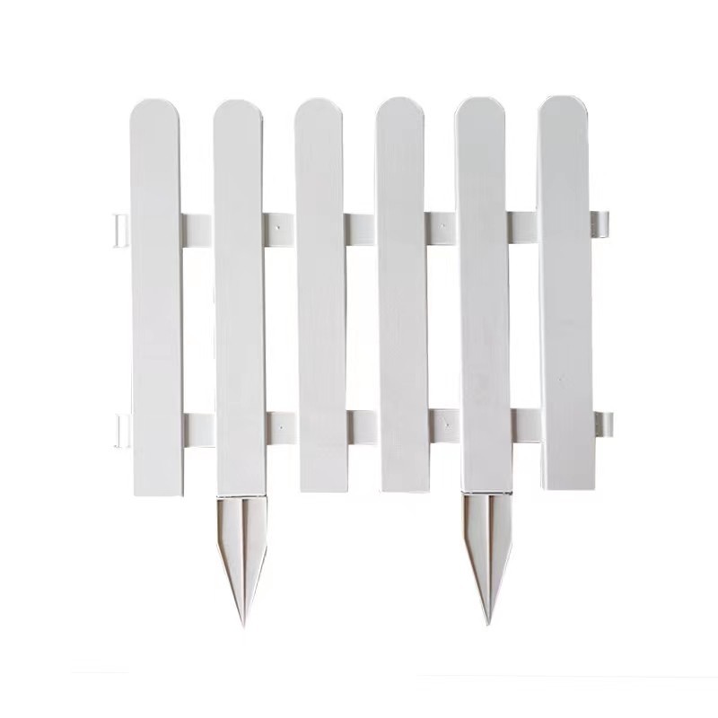 Plastic PVC fence white fence courtyard fence fence indoor and outdoor campus decoration small fence garden fence