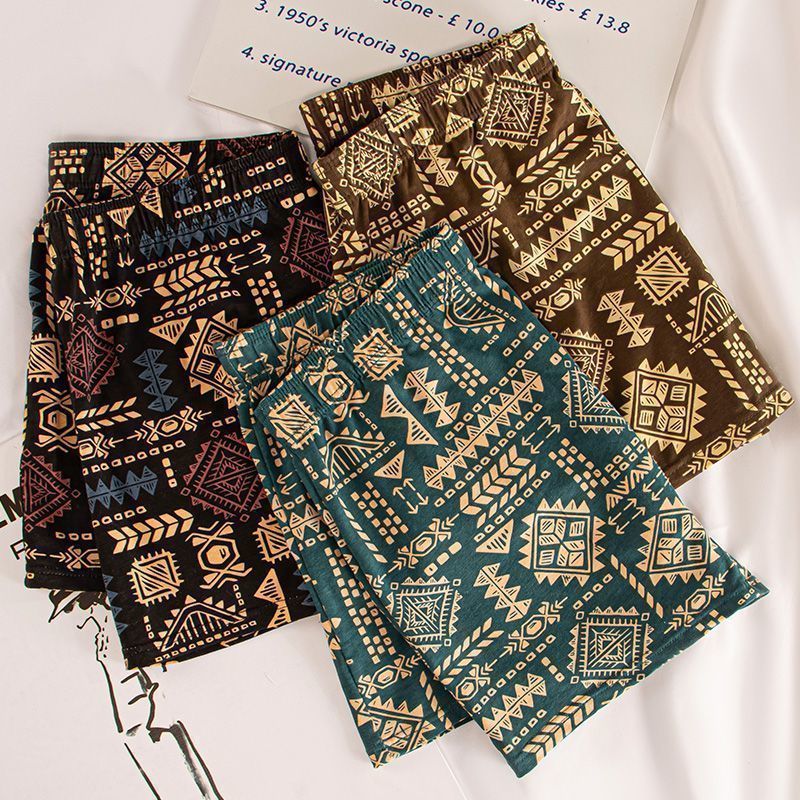 Men's Underwear Arrow Pants Retro Fashionable Loose plus size Breathable Home Pajamas One-Pants Multi-Wear Boxers