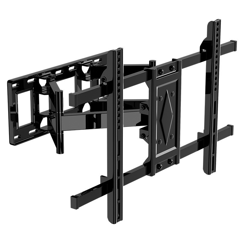 Ultra-thin TV rack telescopic rotating universal 55/65/75/85/120 inch mobile wall bracket wall