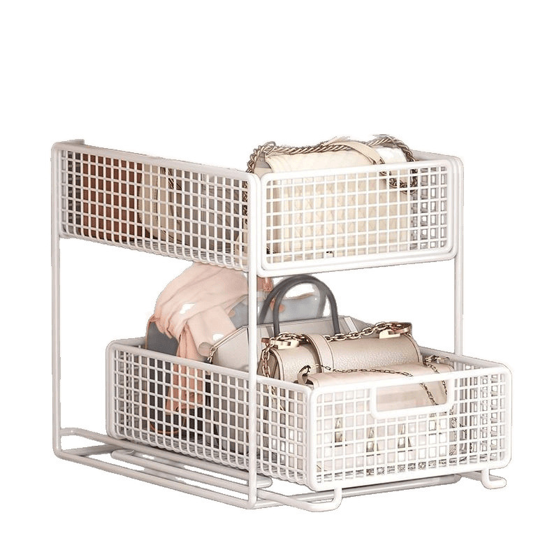 Bathroom Drain Rack, Bathroom Cabinet Pull-Out Storage, Wash Basin Drain Cabinet Layered Rack