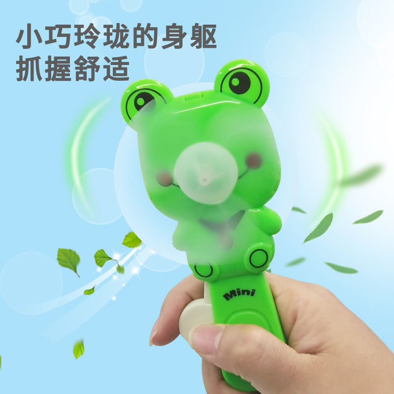 Meng Fun Cartoon Hand Pressure Fan New Summer Fan Hand Pressure Fan Gift Toys Chenghai Toys Wholesale