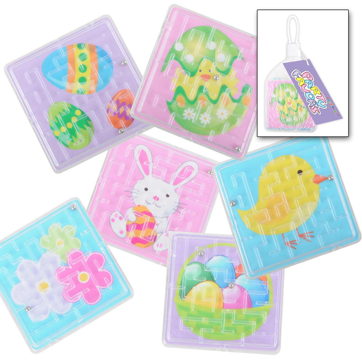 Easter Special-Shaped Rabbit Ear Maze Ball Marble Plate Small Toy Kindergarten Kidsren Holiday Gift Giveaway
