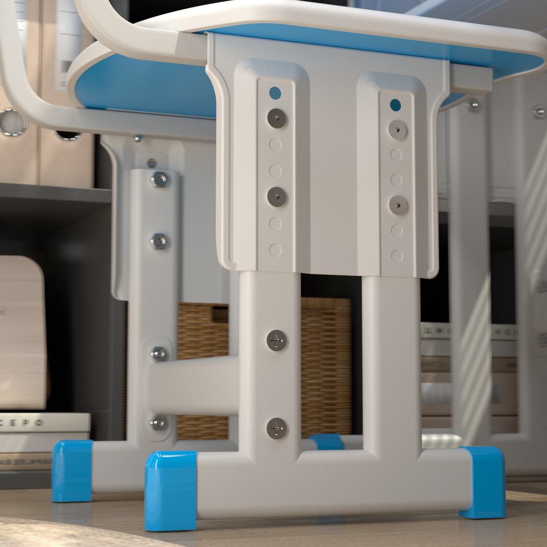 Students' Desks and Chairs Primary and Secondary School Students' Desks Single Writing Desk School Training Course Tutoring Class Learning Desks and Chairs Direct Supply