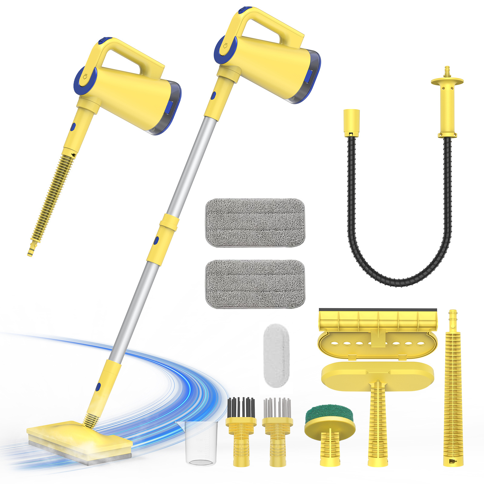 Паровая швабра HD-310, кросс-бордерная, домашняя, высокая температура, многофункциональная, проводная, 1500W