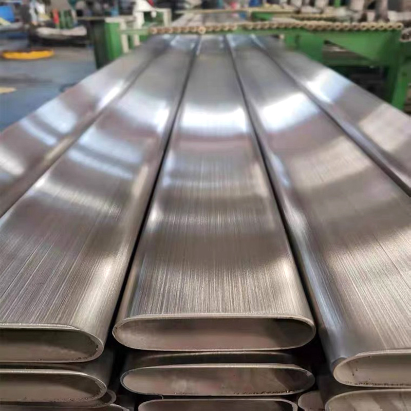 201 304 stainless steel flat Oval tube 15*30 20*40 30*60 40*80 flat Oval armrest tube