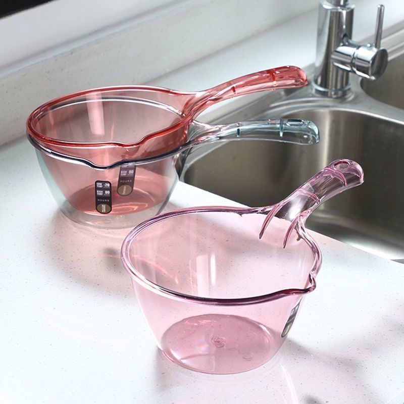 Несломаемая ложка для воды, кухонный совок, домашняя, утолщенная, с длинной ручкой, многофункциональная