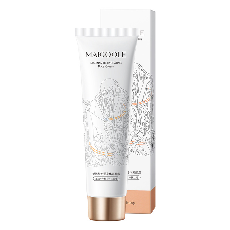 Madeline Niacinamide Body Cream No Fake Whitening Moisturizing Natural Brightening Skin Concealer Lazy Face Cream