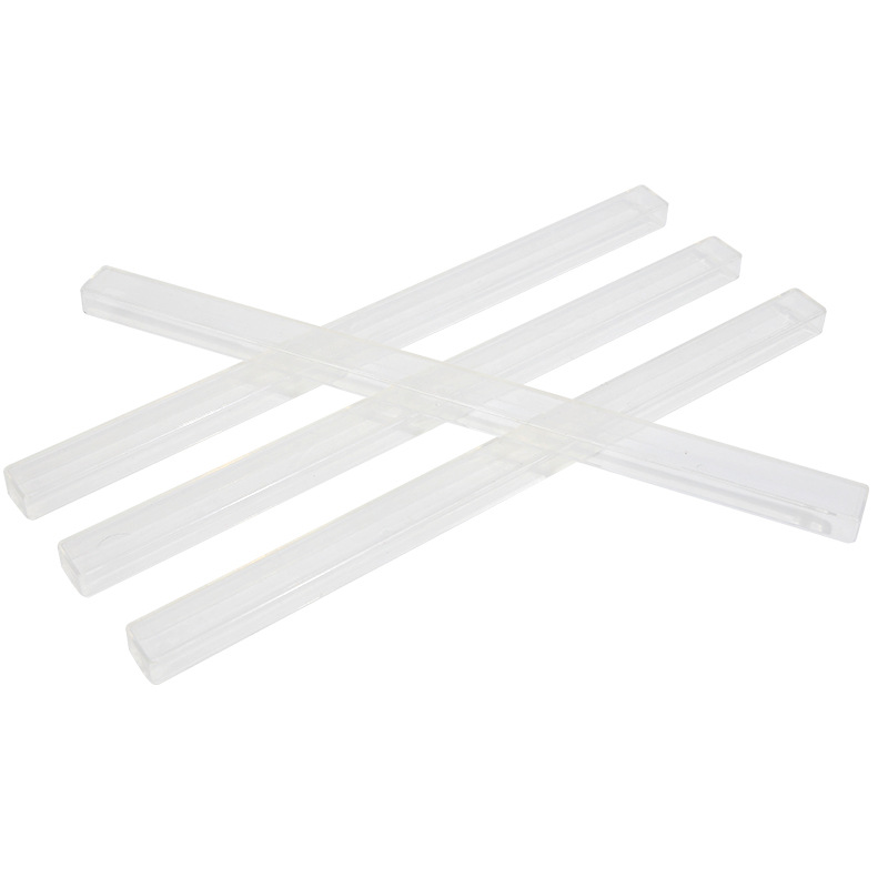 Factory Direct Sales Mini Mahjong Push Card Transparent Ultra-Light Acrylic Travel Convenient Mahjong Ruler Portable