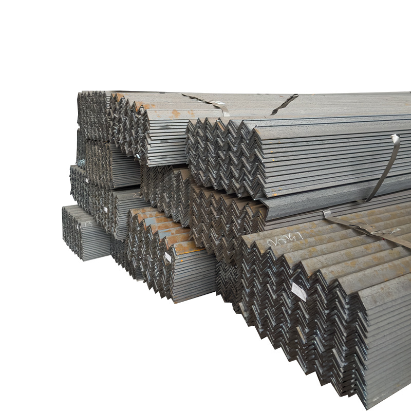 (Shanghai Chengdu Will Be Shipped in Two Warehouses) Angle Steel Black Angle Iron Universal Angle Steel Triangular Iron 3 # 4 # 5 # Punching Processing