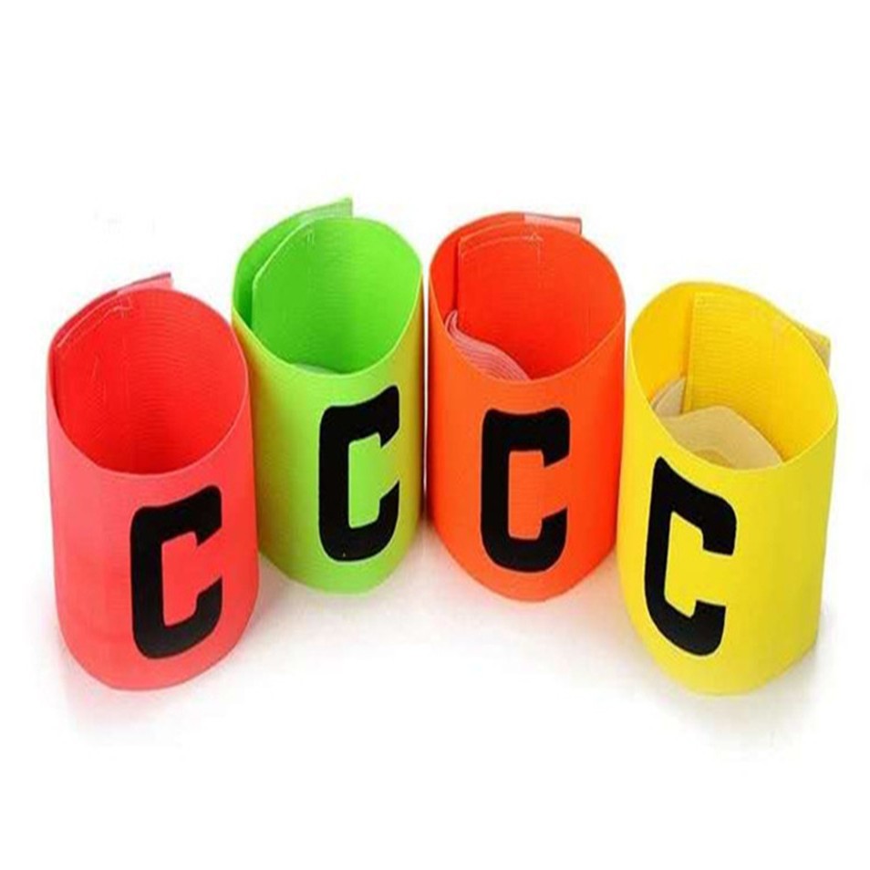 Captain armband football team long sleeve armband elastic paste wrap C- word label