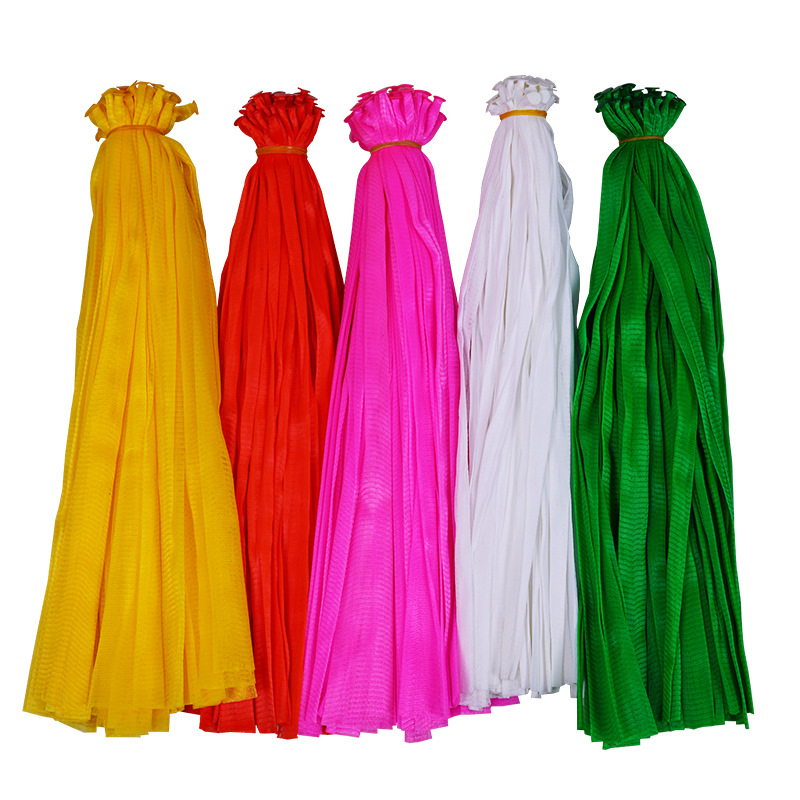 Chai soil egg net bag soft material fine net new PE plastic red net egg bag dense net bag wholesale