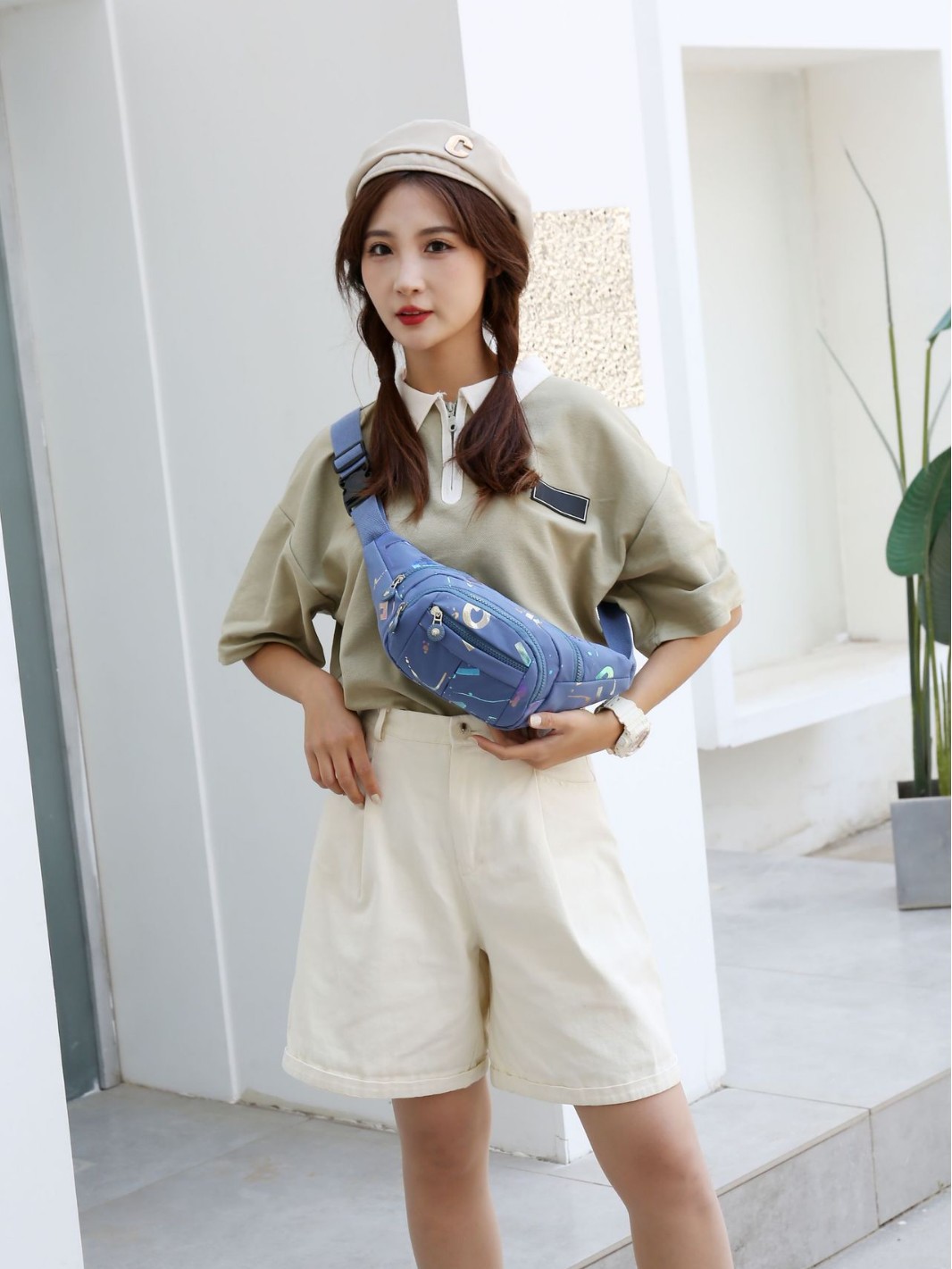 Cross-border New Waist Bag Women's High-end 2024 New Crossbody Bag Women's Sports All-match High-quality Light Luxury Women's Bag