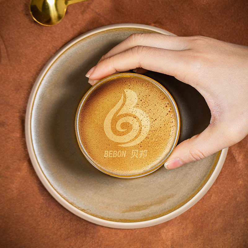 Middle East stoneware espresso cup creative ceramic hand-in-hand gift desert camel cup with FCM detection can be sent on behalf