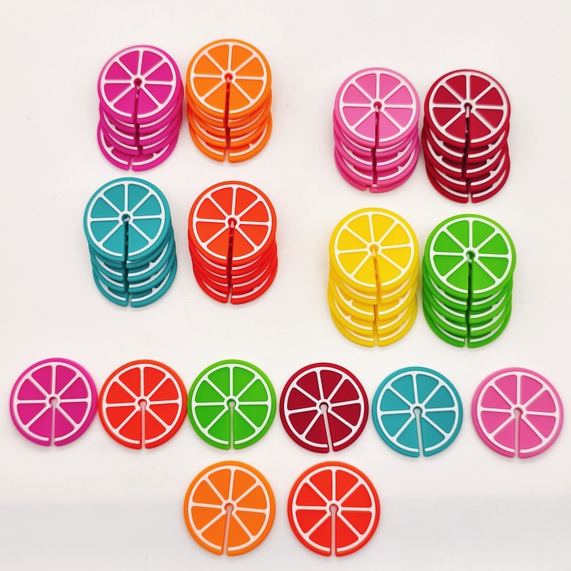 Метка для бокалов из силикона пищевого класса, оранжевая, для различия красного вина, оптовая продажа