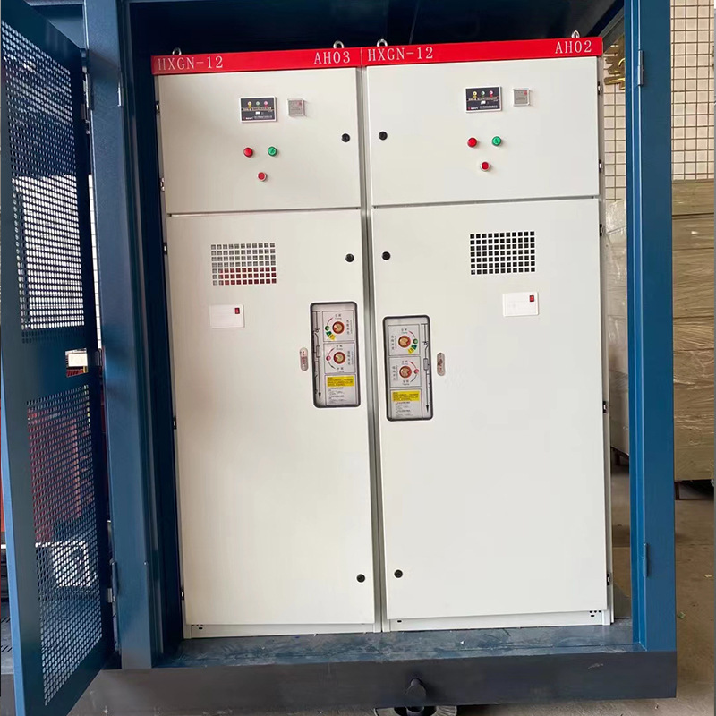 Complete Set of Ring Network Cabinet Hxgn17-12 High Voltage Switchgear Electrical Distribution Cabinet Sf6 Sulfur Hexafluoride New Energy Cabinet