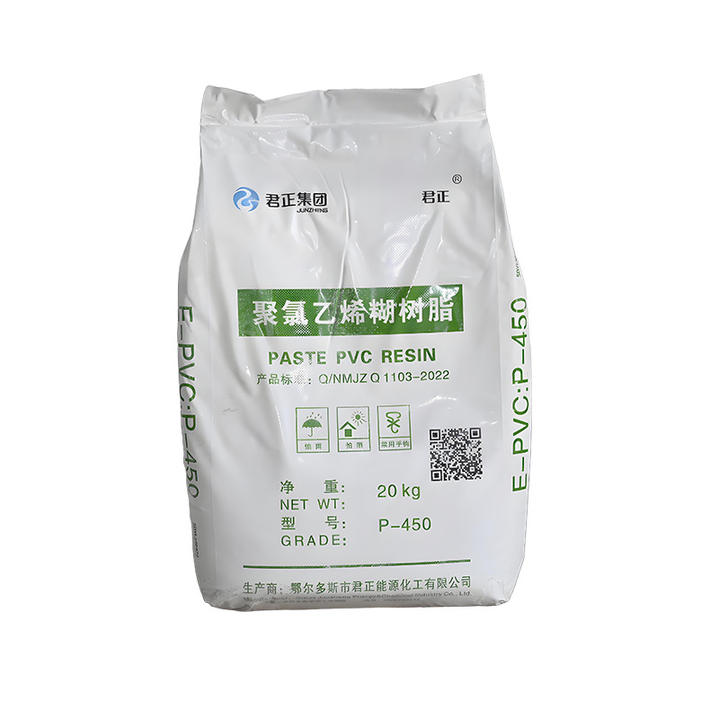 Pvc Paste Resin P440/P450 Inner Mongolia Junzheng Polyvinyl Chloride Powder Carpet Artificial Leather in Stock