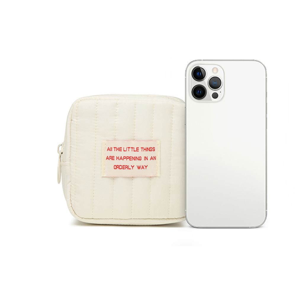 2024 Cross-Border Mini Makeup Sundries Small Bag Korean Travel Portable Zipper Lipstick Document Storage Bag Wholesale